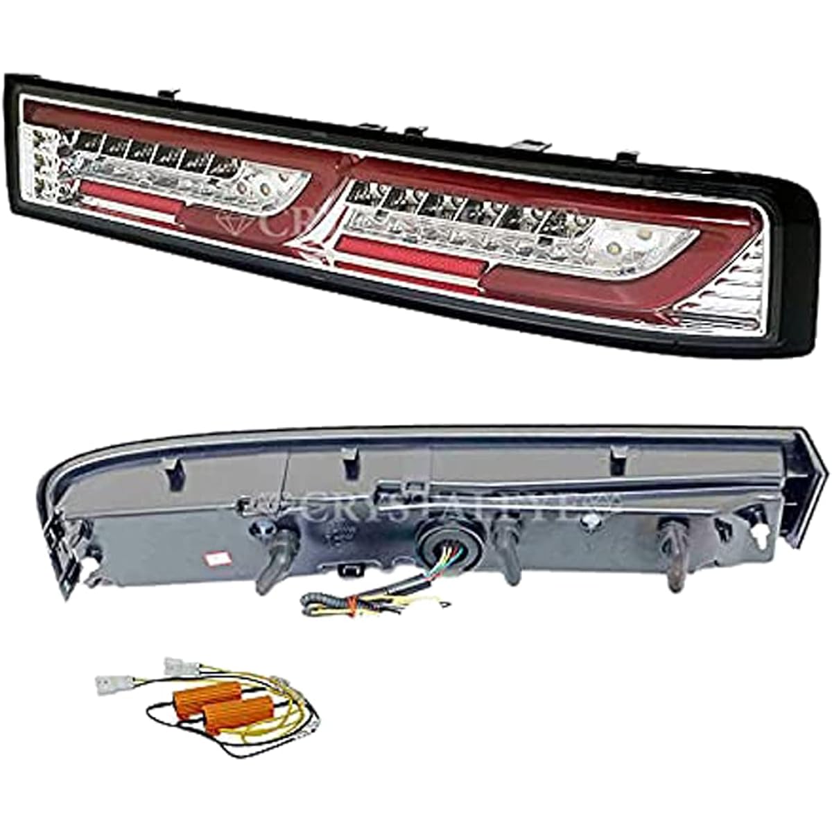 DA17W Every Wagon Fiber LED Tail Sequential Turn Signal Crystal Eye [Clear Type]