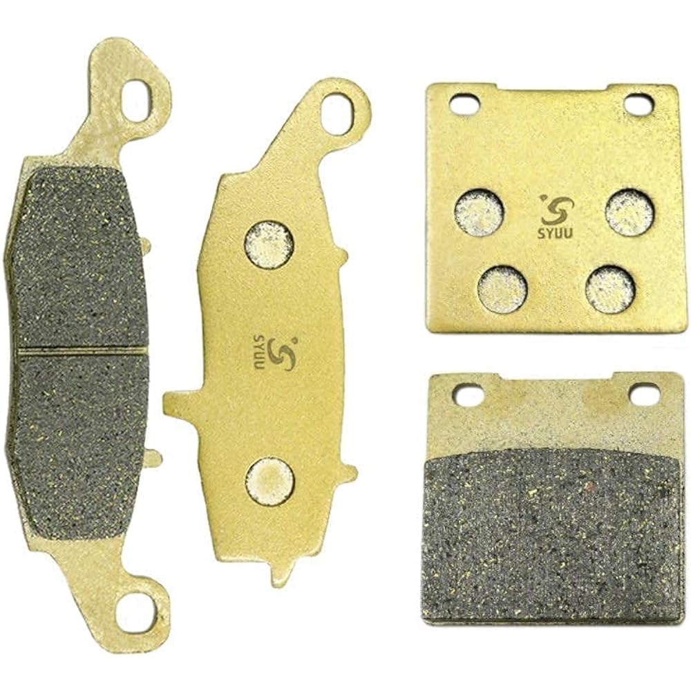 SYUU Motorcycle Replacement Front Rear Brake Pads Suzuki GS 500 GS500 1996-2010 FA231F FA063R