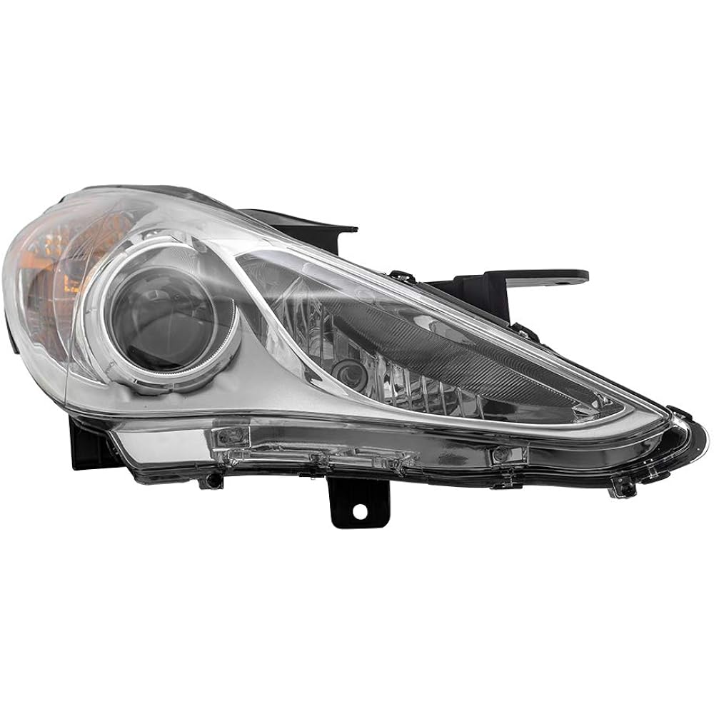 Headlight headlamps Bright Chrome Housing For Passenger Replacement 11-14 Hyundai Sonata 92102-3Q000