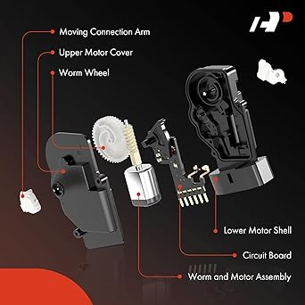 A-PREMIUM Door lock actuator replacement Ford F-150 F-250 F-350 Mustang Ranger Lincoln Continental Mercury Driver and 2 sets of passenger seats