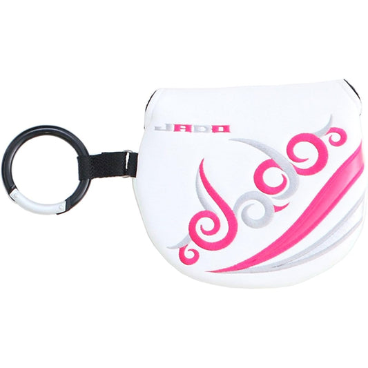 JADO Head Cover Vast Tattoo Putter Cover Mallet Type JGPC7871M White Pink Silver