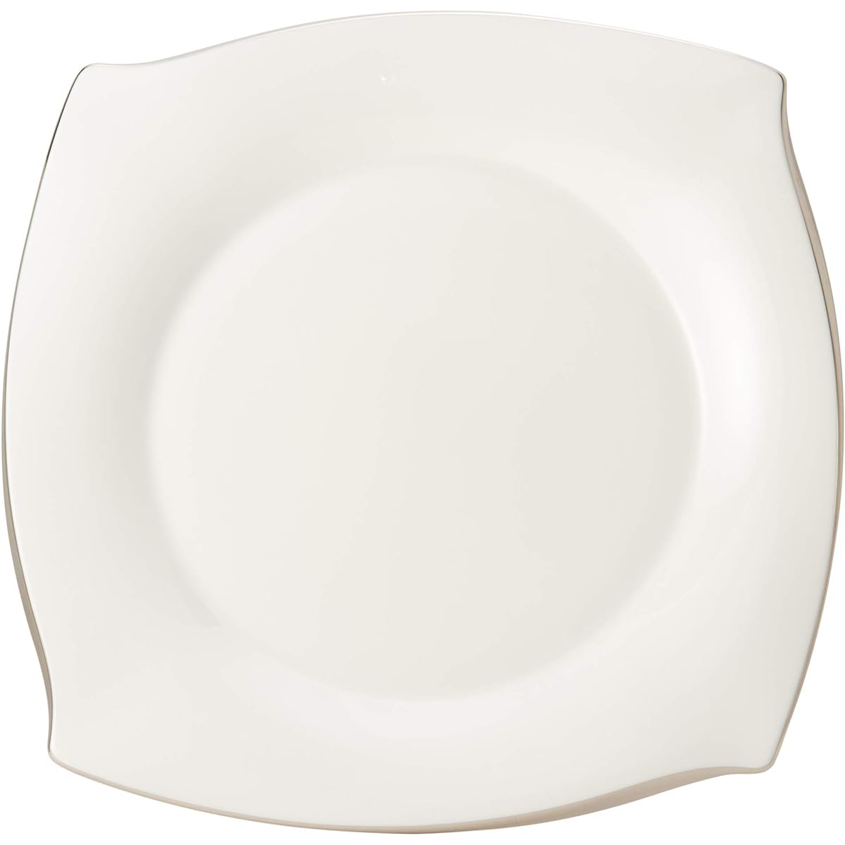 NARUMI Plate Forte Platinum 32cm Square Dinner 50554-5240