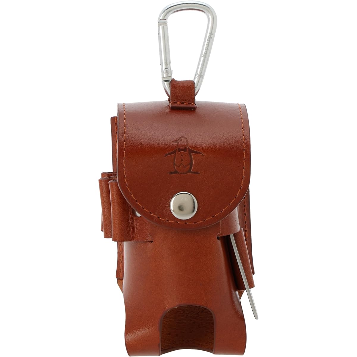 [Munsingwear] Ball Pouch Leather with Green Fork and Tee Present Golf MQBWJX60W Men's BG00 (Beige)