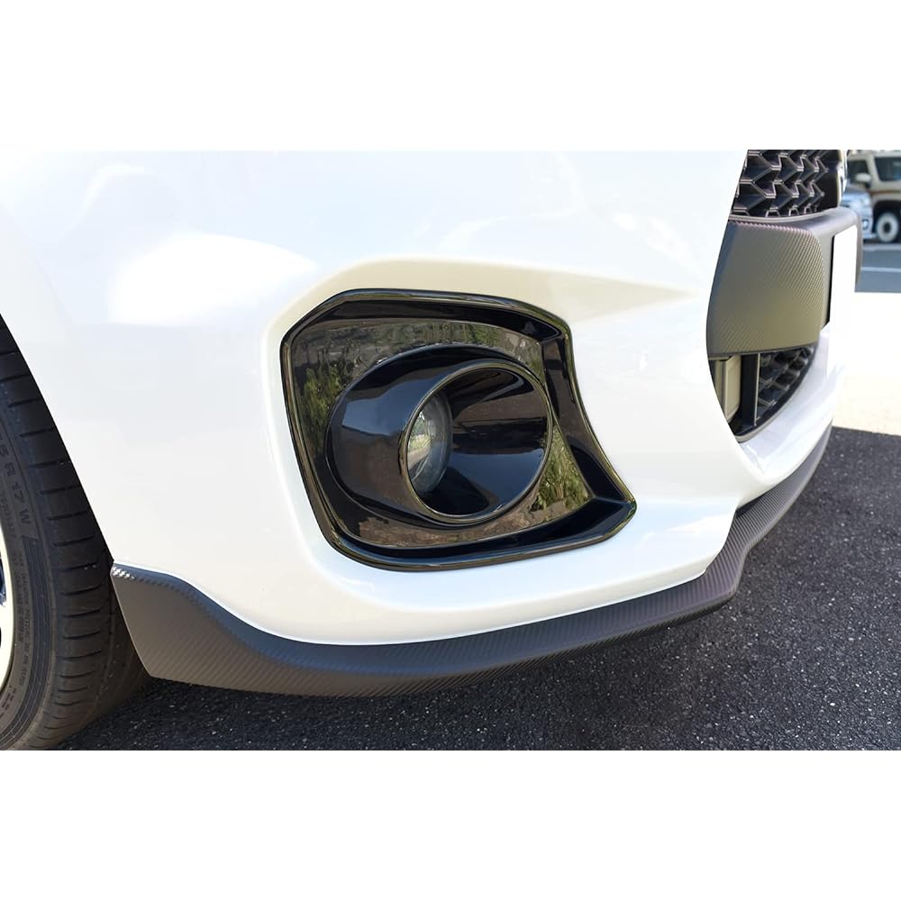 SecondStage Suzuki Swift Sport ZC33S Fog Lamp Garnish Piano Black S032BLK