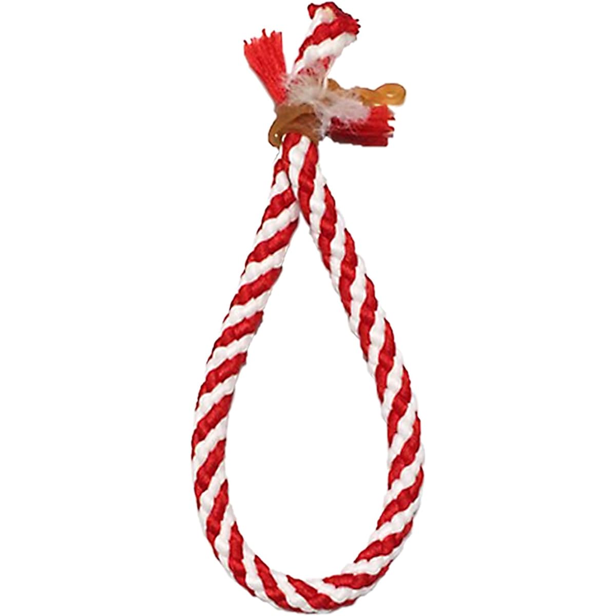 Masse (MASSE) Rich cord combination plain red and white rope diameter 5mm 30m roll order unit 1 roll (15 pieces)
