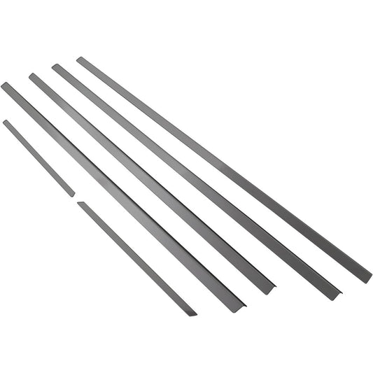 BRIGHTZ Tanto L350S L360S Super Mirror Black Plated Stainless Steel Window Mall 6PC [WIN-BLA-060] 4932