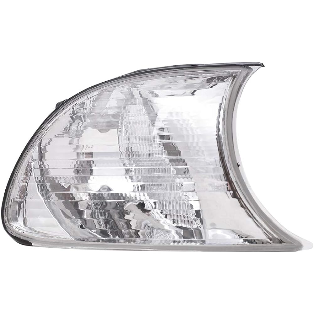 Autoandart BROCK replacement driver and passenger seat Signal corner marker light lamp clear lens 1999-2001 3 Series E46 Coupe & Convertible compatible 63126904307 63126904308
