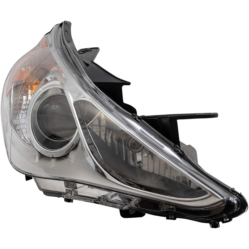 Headlight headlamps Bright Chrome Housing For Passenger Replacement 11-14 Hyundai Sonata 92102-3Q000
