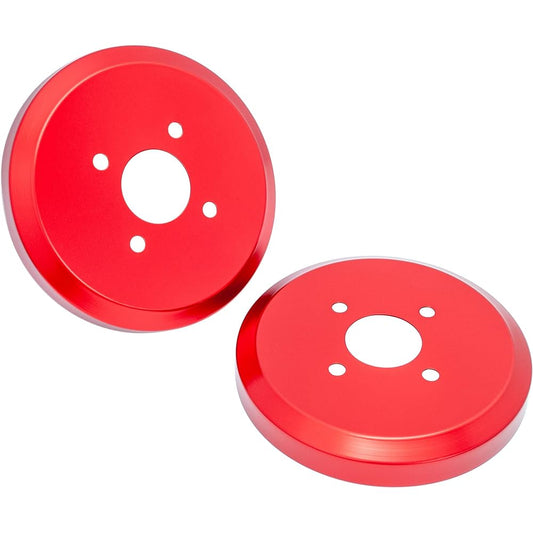 Mars Aluminum Drum Cover/Hub Cover [Color] Red [F/R Type] Rear [Compatible Models] Daihatsu Series DCD-008