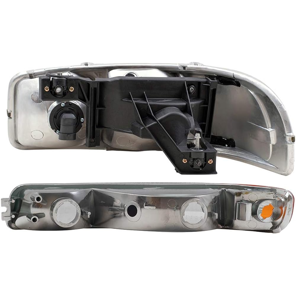 Headlight & signal marker lamp 4 pieces 99-07 GMC Sierra pickup truck & 00-06 YUKON/XL 15199560 1585035352 1585035352