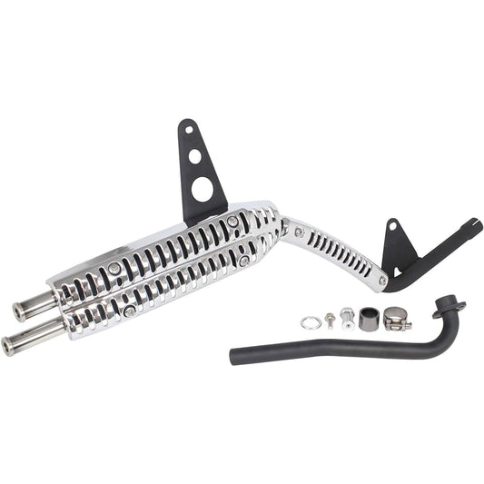 Special Parts Takegawa Scrambler Muffler Lift Up Government Certification Super Cub 110 (JA59)/Cross Cub 110 (JA60) 04-02-0377