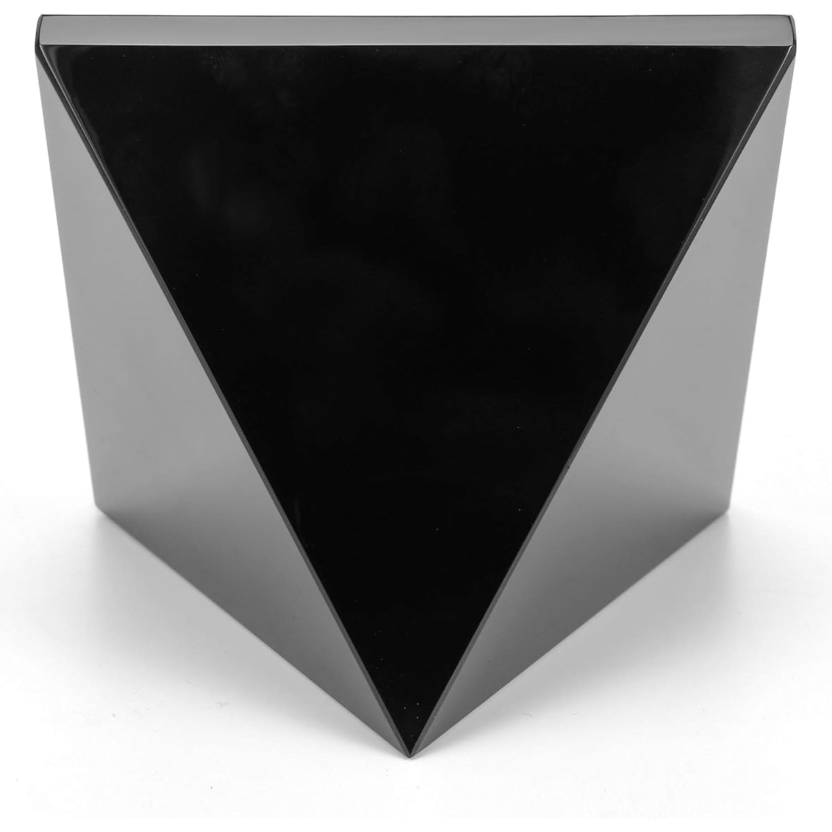 EnergyPower Natural Obsidian Pyramid Large AAA Natural Stone Obsidian Black Shui Amulet Good Luck Good Luck Good Luck Love Fortune Marriage Fortune Fortune Feng Shui Purification Stone Purification