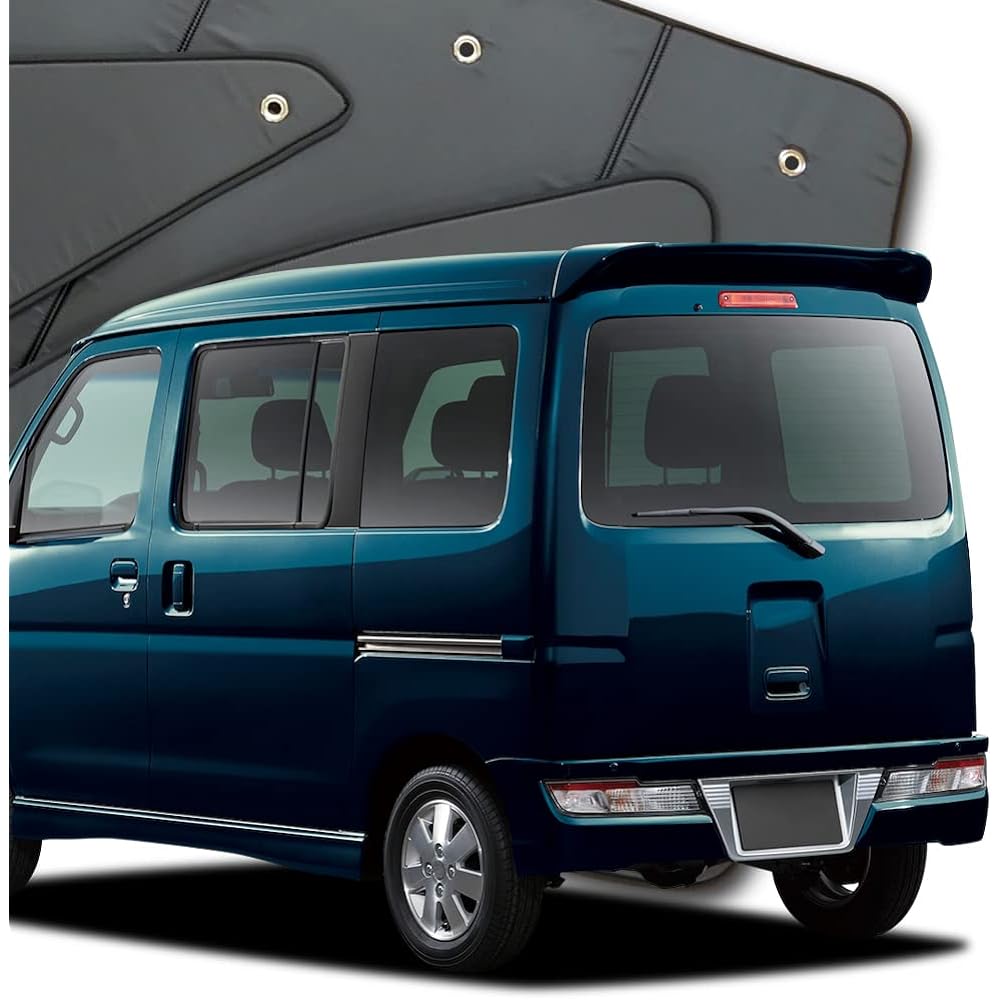 Atrai Wagon 321/331 Series Curtain Sunshade Sleeping in Car Goods Privacy Sunshade Rear Atrai Pixis Van 321 Series Sambar 321 Series Dias Wagon 321 Series Hijet Cargo "01s-h008-re"