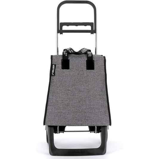 ROLSER Folding Shopping Cart MIK Tweed Gray 35x30x82.5 [Parallel Import]