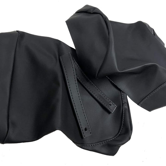 CHRIS Parts Suzuki GSX750R (GR71) Front and rear seat set Specially designed Seat cover Made in Japan (Thick fabric) [Fabric color: Black/Tandem belt included/Stitching: Transparent] Reupholstery type CHRIS-SCH3058-C10