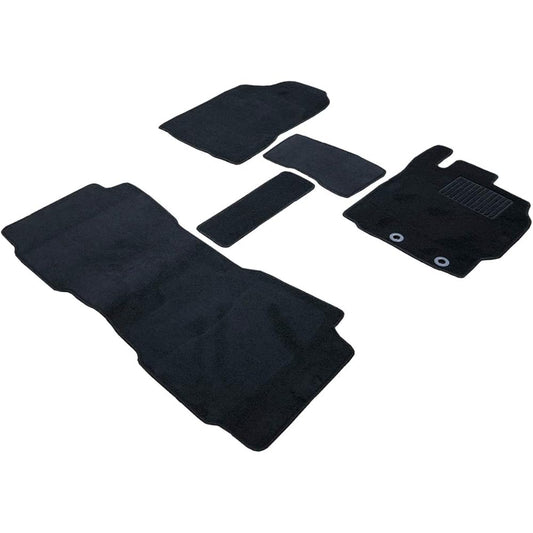 Fenice Car Mat Floor Mat Domestic Production (Toyota Sienta Sienta Hybrid 170 Series 5-seater) Black Anti-Slip Shape Resistant to Slip Car Mat (Car Parts Specialty Store)