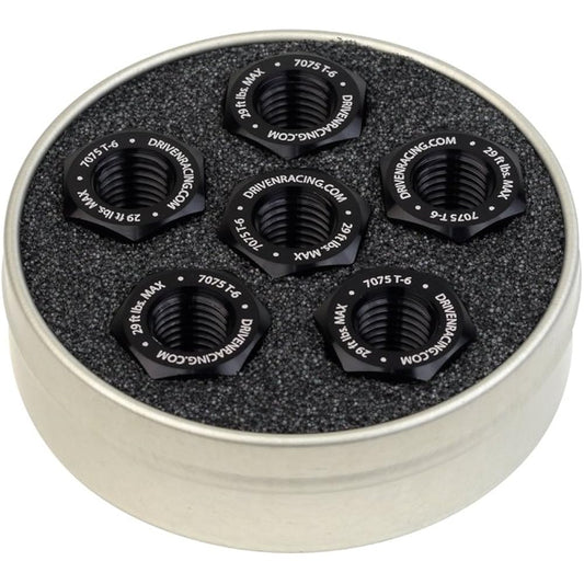 DRIVEN RACING DSN BK Black M10 x 1.25mm Thread Pitch sprocket nut