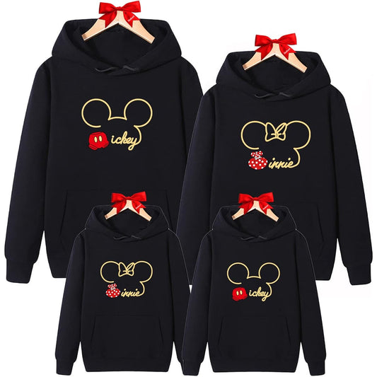 [Stuihort] [Next day delivery] Parent-child matching hoodie, cute, stylish, couples, matching, creative design, sweatshirt, cute hoodie, parent-child clothing, popular, casual, Korean style, tops, pullover, boys, girls, dads, moms, spring, autumn, winter