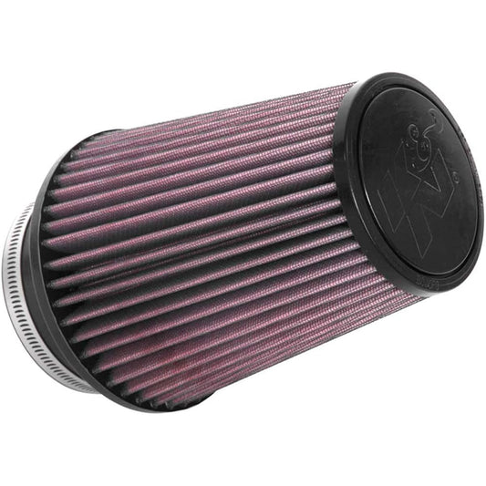 K & N Universal Clamp On Air Filter: High performance, premium, washing, replacement filter: Flange diameter: 4 inches, 7 inches, flange length: 1.75 inches, shape: Round tapard, RU-4680