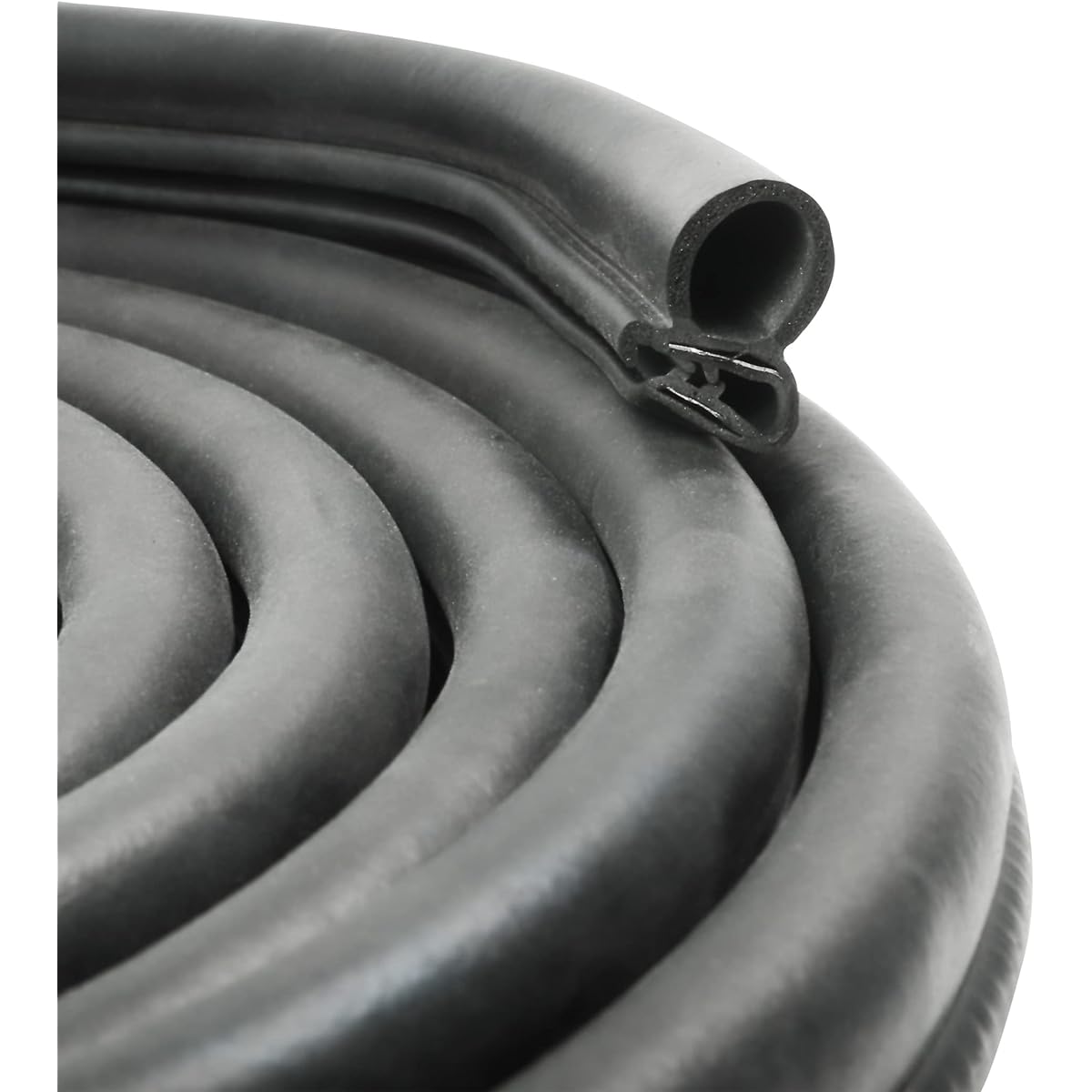 VAGURFO Rubber Edge Trim Weather Stripe Dore Rug Seal Strip Trim Seal For Weather Strip Edge Gard Car Boat RV Truck For Home Application (10 feet)