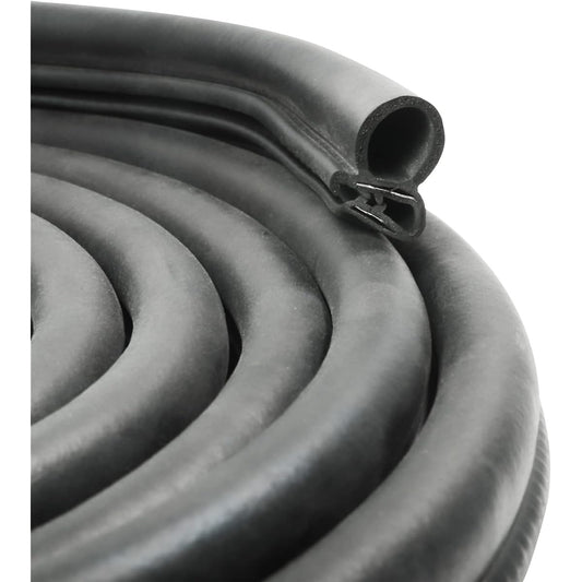 VAGURFO Rubber Edge Trim Weather Stripe Dore Rug Seal Strip Trim Seal For Weather Strip Edge Gard Car Boat RV Truck For Home Application (10 feet)
