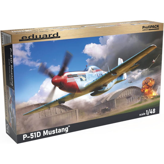 Eduard 1/48 Profipack US Army Air Force P-51D Mustang Plastic Model EDU82102