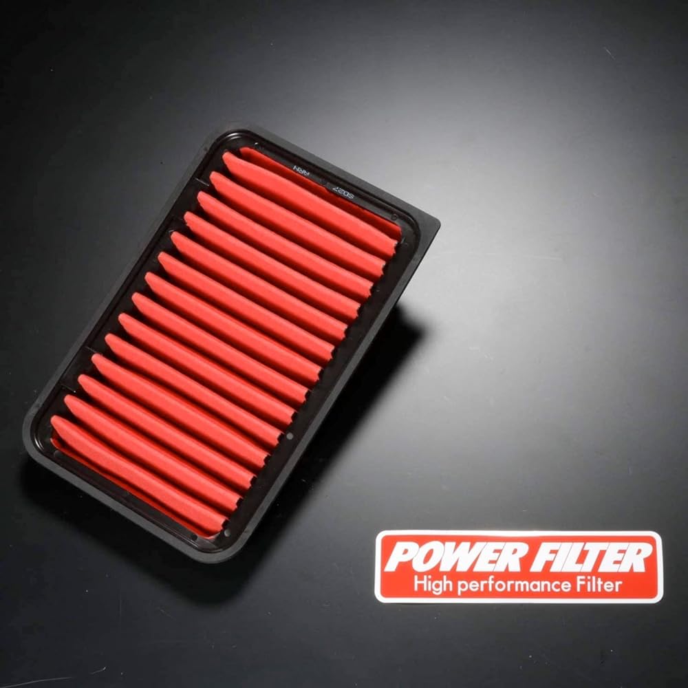Monster Sports Air Filter [POWER FILTER PFX300] SD27A For Swift [ZC43S/ZC53S/ZC83S/ZD53S/ZD83S]/Ignis [FF21S]/Solio [MA26S/MA36S/MA46S] and others Genuine Compatible Air Cleaner Power Filter MA37 [SD27A] Red