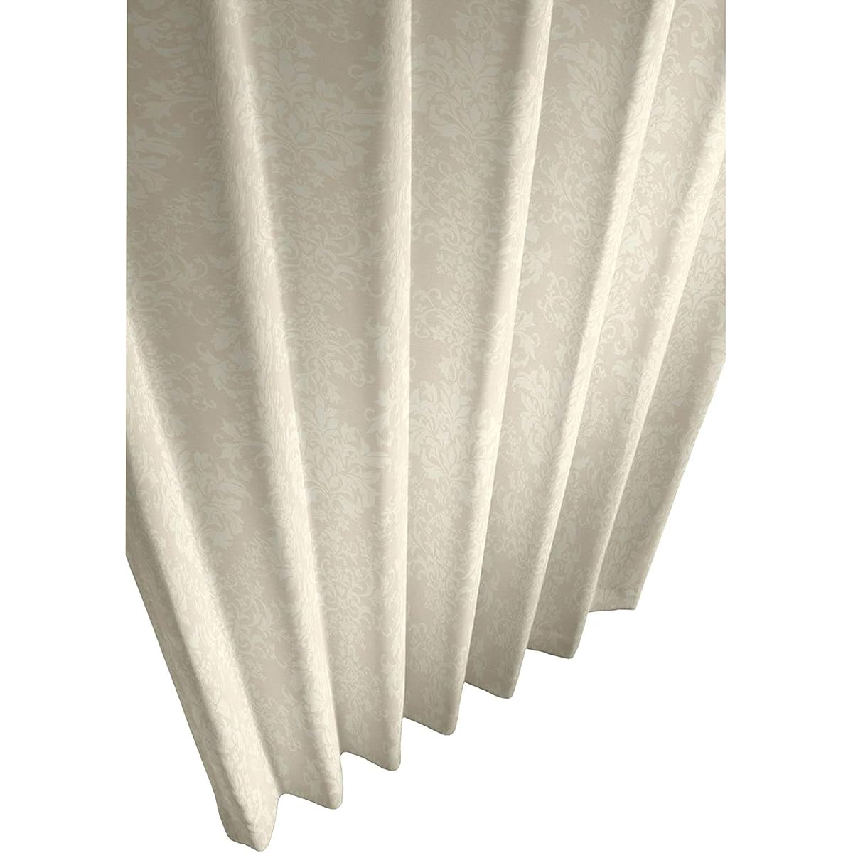 1 drape curtain (with 1 tassel) Classic Ivory 200x110cm Washable Shape-stable J-12225