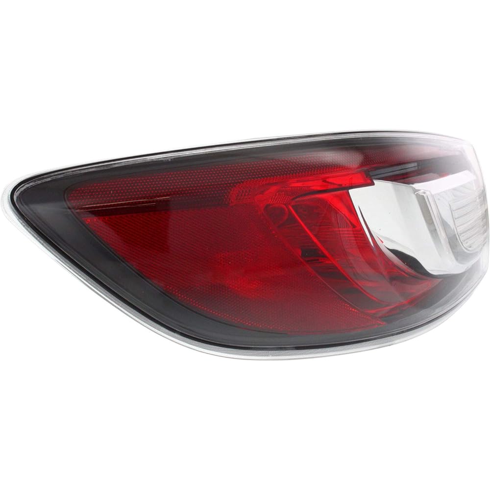 EVAN FISCHER Seat side outer tail light assembly 2010-2013 Mazda 3 sedan compatible bulb