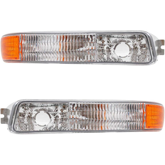 PARK SIGNAL Front Marker Light lens lens driver and passenger seat replacement GMC Sierra pickup truck Ucon SUV 15199560 15199561