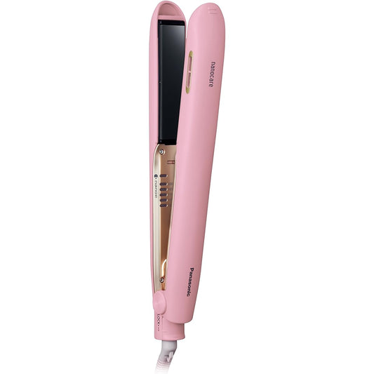 Panasonic Hair Iron Straight For Overseas Compatible Nano Care Pink EH-HS9A-P