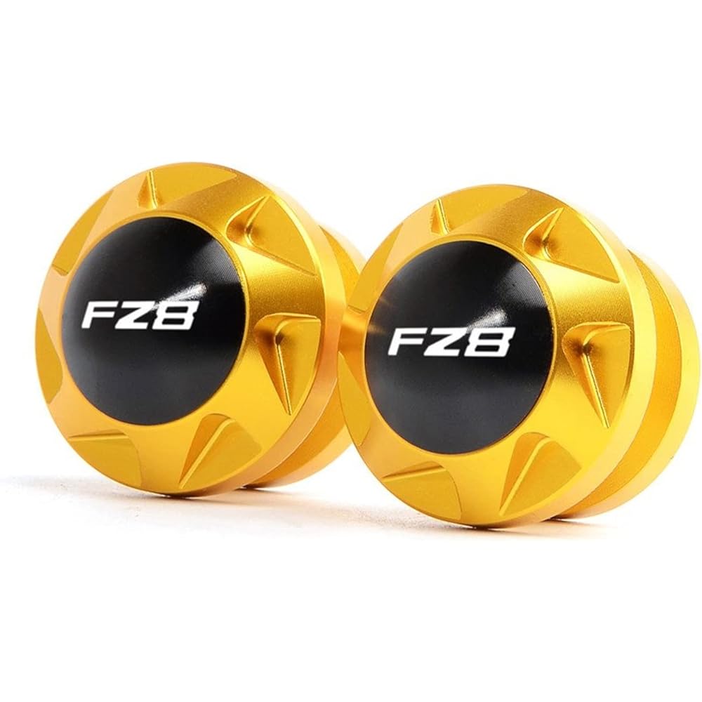 Motorcycle Swing Arm Bobbin Spool For Ya-ma-ha FZ8 FZ 8 2011-2012 Motorcycle Stand Screw Slider 6mm Slider Aluminum Rear Swing Arm (Color: Gold)
