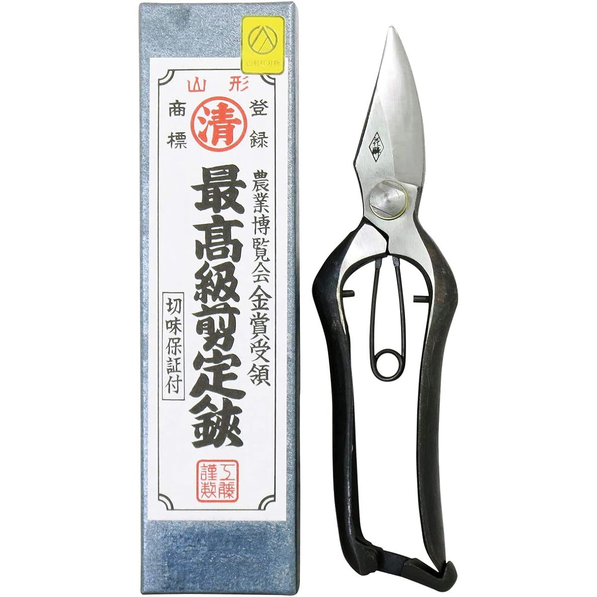 KONYO Hanasui Professional Pruning Shears with Metal Clasp 30561 180mm Body: Depth 2.1cm Body: Height 19.1cm Body: Width 5cm