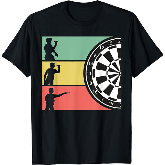 Retro Dart 180 26 Bullseye Darts Player Gift T-Shirt