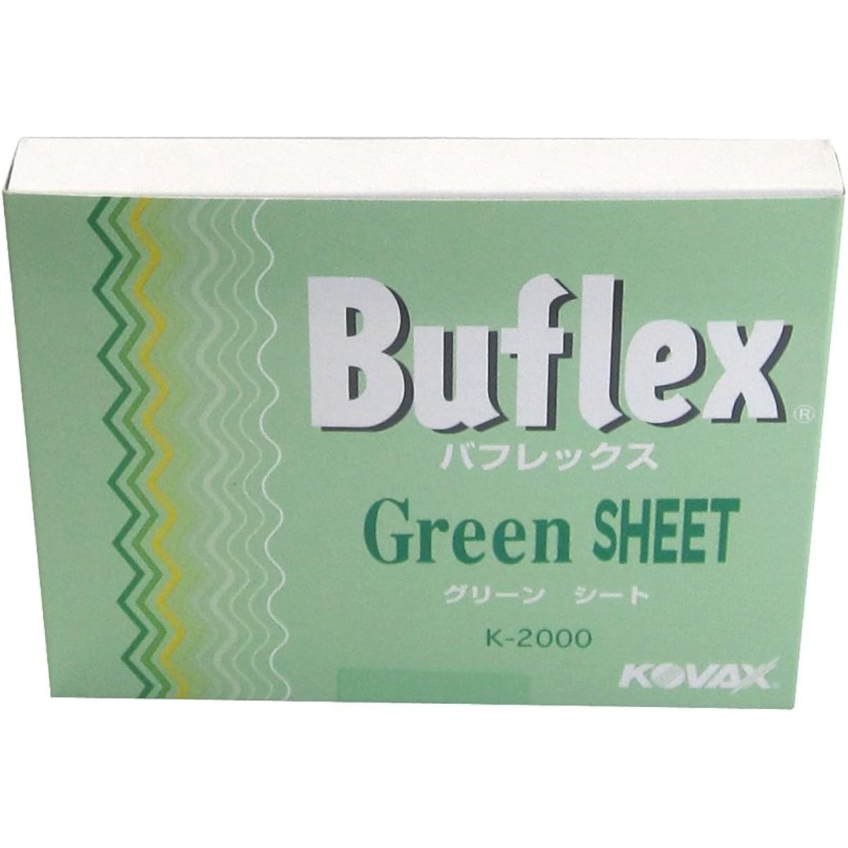 Kovacs Bufflex Green (equivalent to P2000~2500) 70×114mm 100 pieces