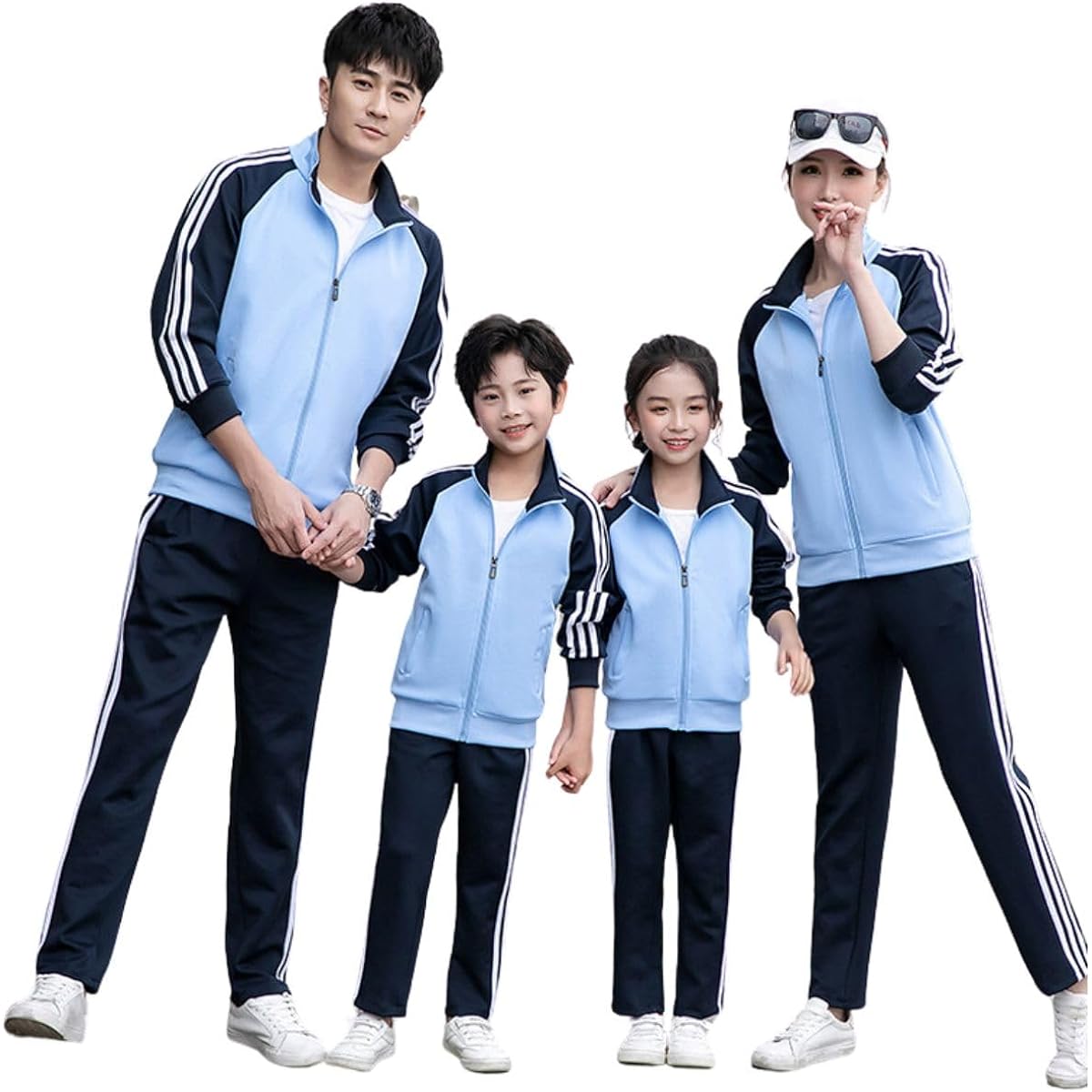 [VeroMan] Sportswear Kids Parent-Child Matching Jersey Top and Bottom Set Matching ppi-wsi052