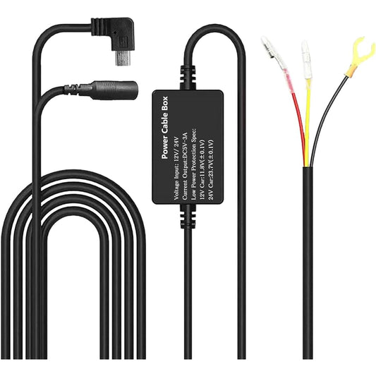 3-core power cable with GPS connector for MDR-C012 parking monitoring 12V 24V GPS antenna DC5V-3.5A power cable MDR-CCAB02