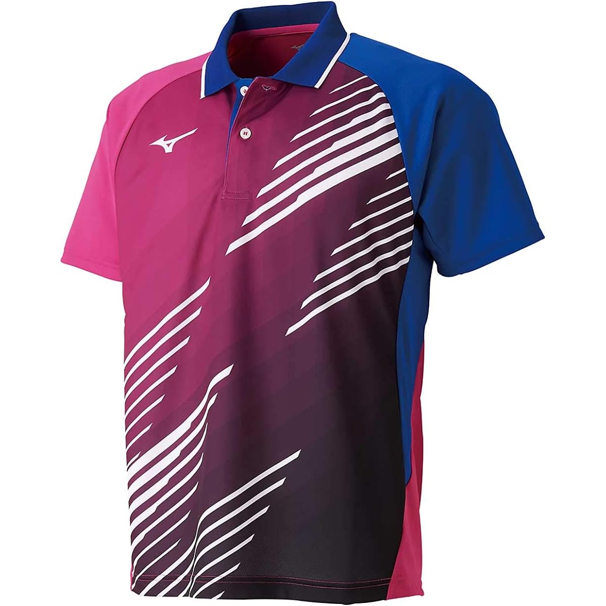 [Mizuno] Table Tennis Wear, Game Shirt, Short Sleeve, Standard, Dynamotion Fit, Sweat Absorbent, Quick Drying, JTTA Officially Approved, 82JA9007 Men's