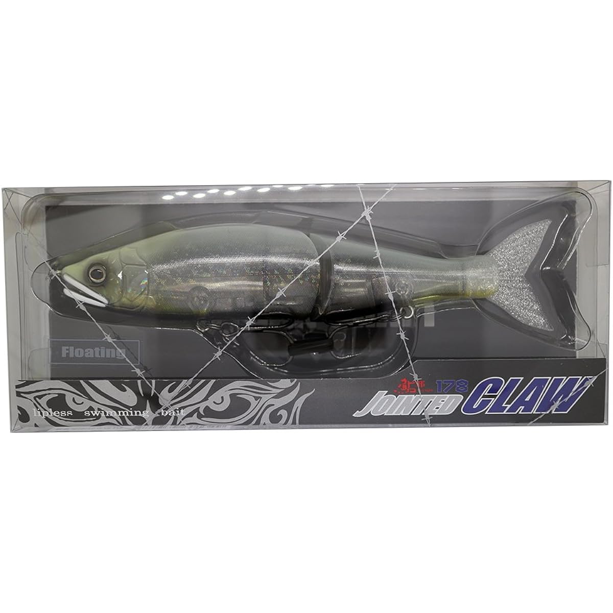 GAN CRAFT Lure Ayuya Jointed Claw 178 F #19 Gachicon White.