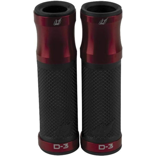 DRIVEN RACING D3 RD/BK Red/Black D3 Aluminum Tech Grip