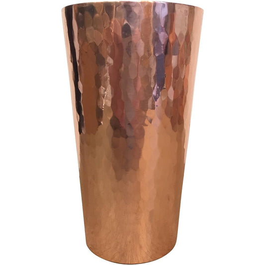 Asakusa Copper Silver Copperware Store Pure copper tumbler 400cc A copper tumbler made by Mr. Hoshino, a craftsman with 40 years of experience.