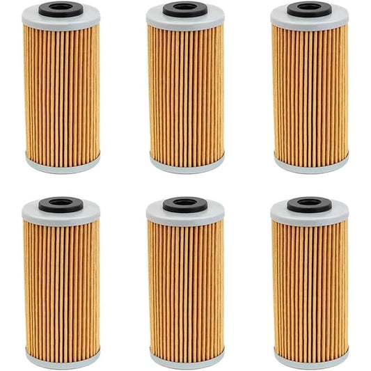 Motorcycle Oil Filter 11427715456 G450X 450 7715456 SMR449 TC449 TE449 449 450 SMR511 TE511 478 511 TE 510 (Color : 6 pcs)