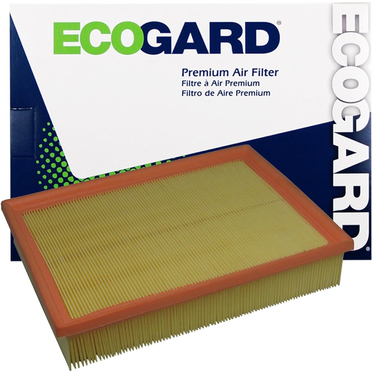 ECOGARD XA5632 Premium Engine Air Filter LAND ROVER LR3 4.4L 2005-2009 RANGE ROVER SPORT 4.4L 2006-2009 RANGE ROVER SPORT 4.2L 2006-2009 LR3 4.0L 2005-2008