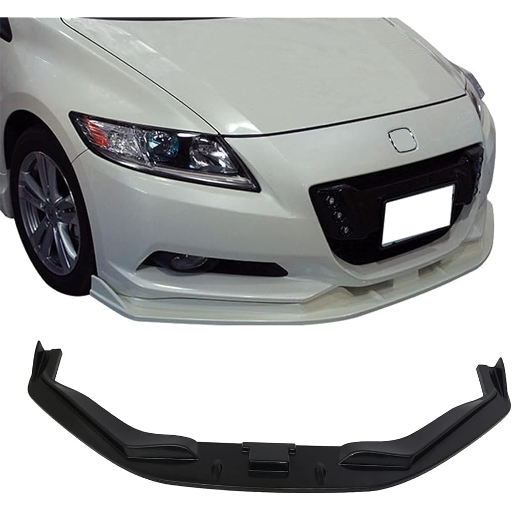 IKON MOTORSPORTS Front Bumper Lip 2011-2012 Honda CR-Z 2DR A Type Unpainted Spoiler Balance Cover Guard protection conversion