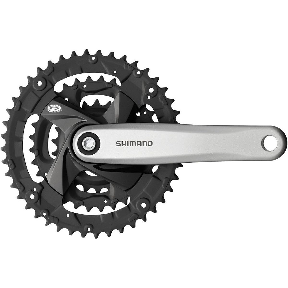 SHIMANO FC-M371 48×36×26T crankset without chain guard EFCM