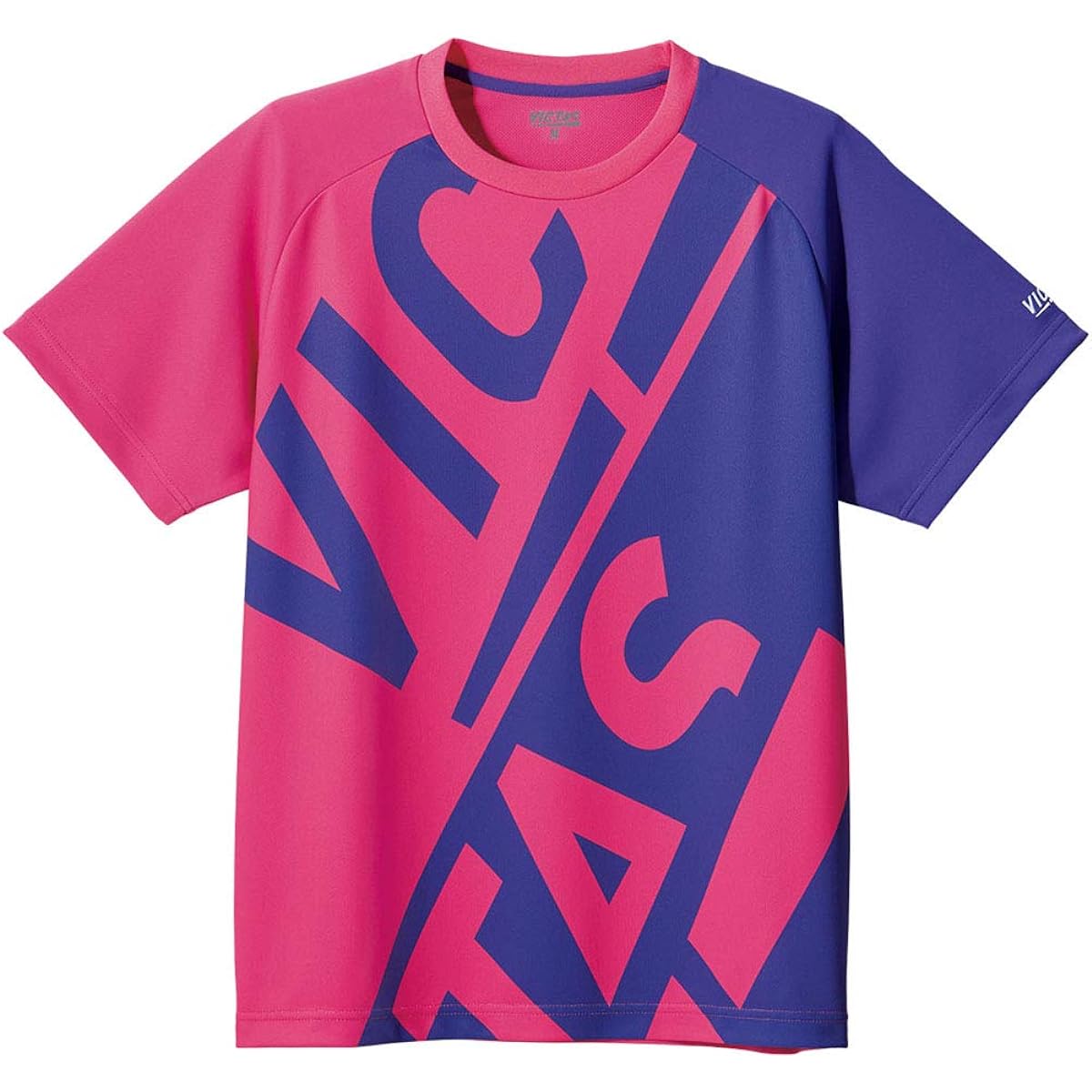 VICTAS Unisex Table Tennis Shirt Block Logo Tee 632102