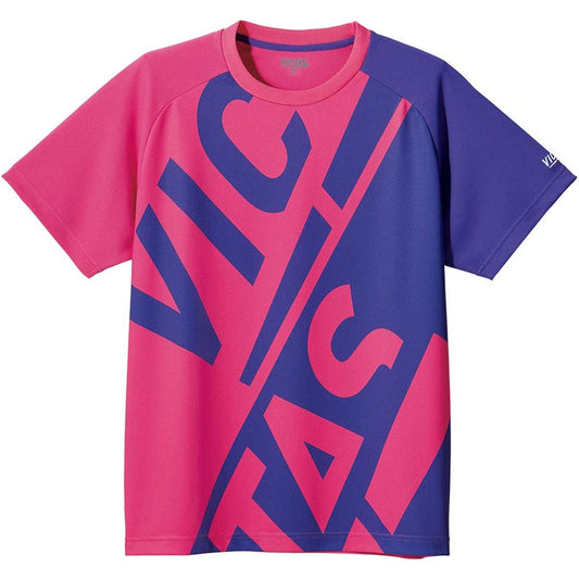 VICTAS Unisex Table Tennis Shirt Block Logo Tee 632102