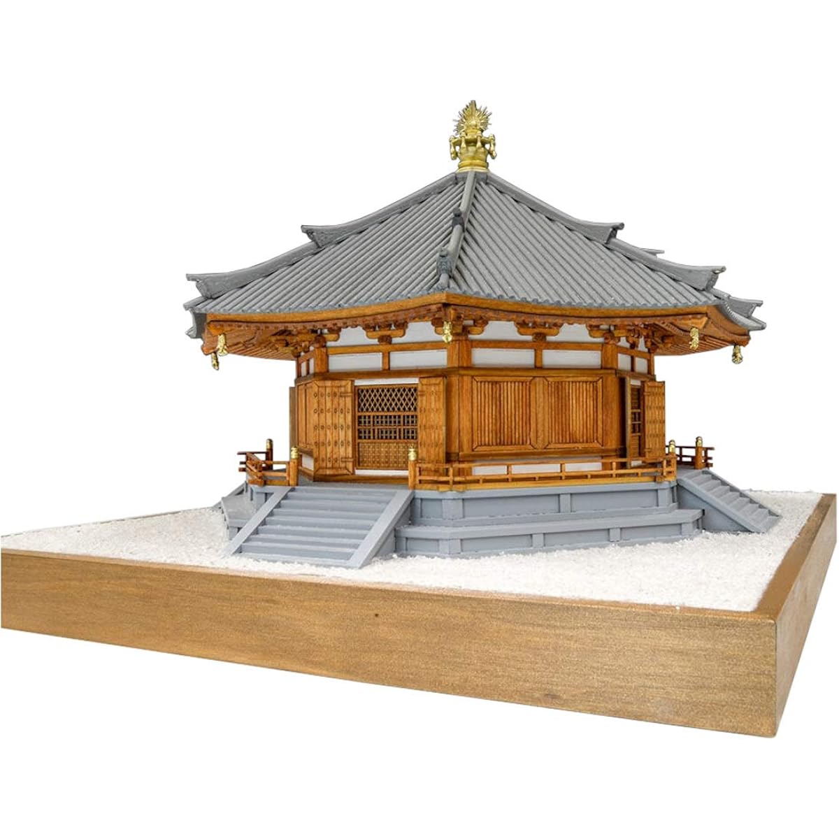 Woody Joe 1/75 Horyuji Yumeden Wooden Model Assembly Kit