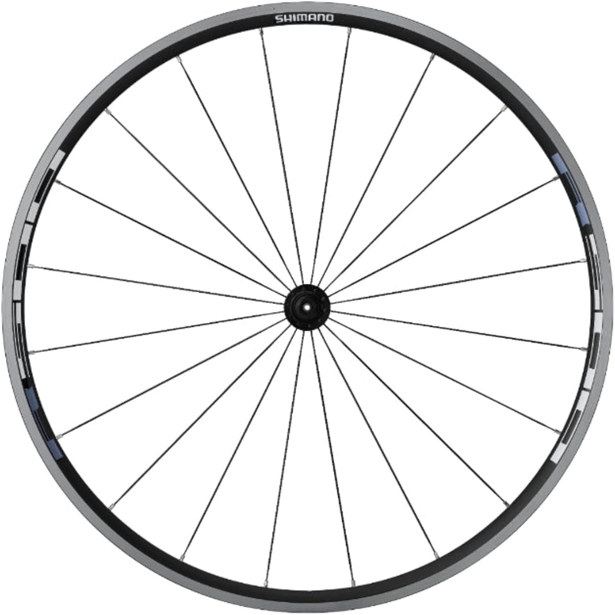 SHIMANO Wheel WH-R501 700c Clincher Round Spoke Specification Rim Brake Black