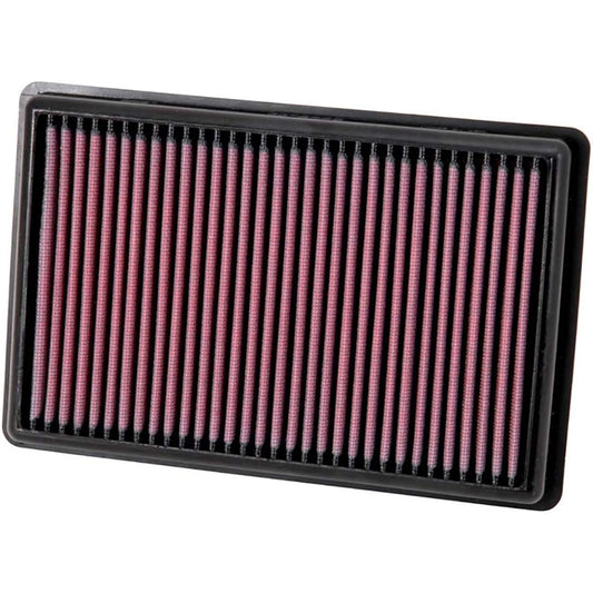 [Parallel imports] K & N engine air filter repeatedly used 75000 miles Each cleaning and washing premium replacement vehicle air filter 2012-2019 OPEL/VAUXHALL (Adam) compatible 33-3011